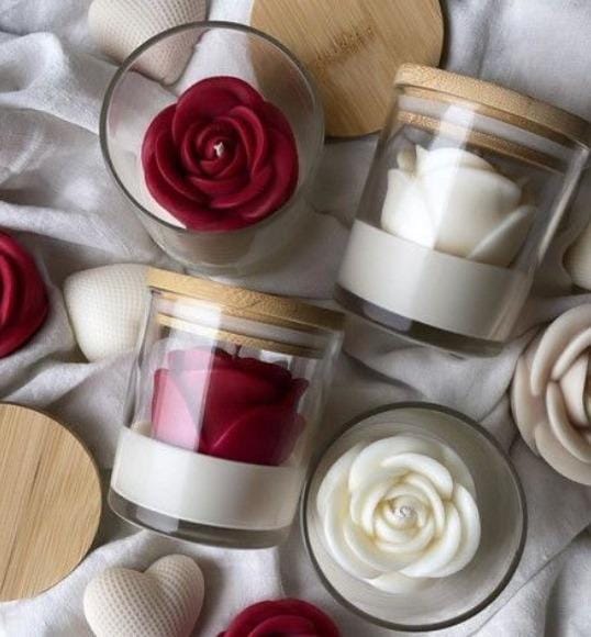 Glass Jar Scented Candle